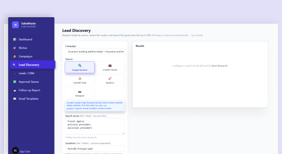 Sales Intelligence Tool