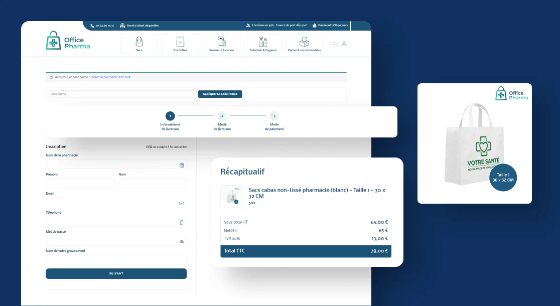 Office Pharma pharmacy supplies website