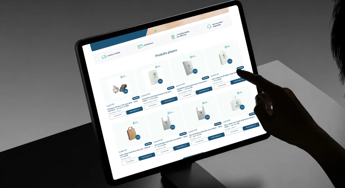 Office Pharma tiered pricing interface