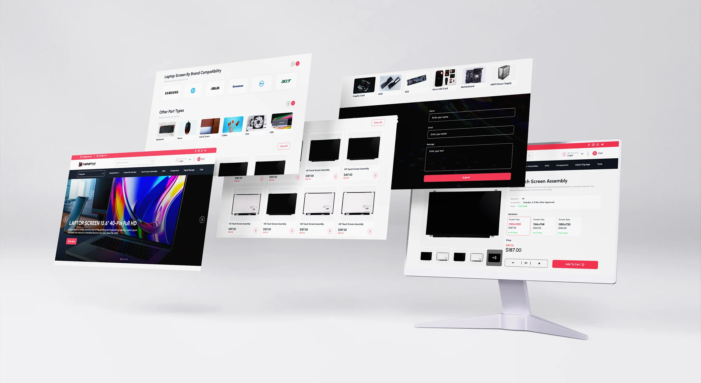 Laptop Panel Warehouse Management