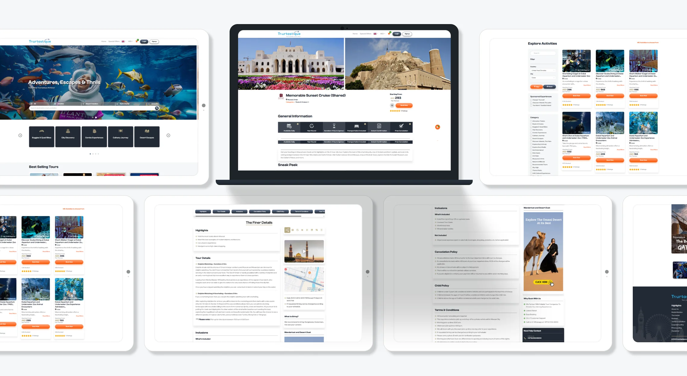Travel booking website